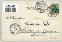 67600 Selestat 1901 Lithographie Gruss aus - Post AK