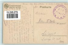 Auto Bettler Hund AK Continental 1917