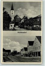 94522 W8357 Wallersdorf , Niederbay - Hauptstraße Kirche St. Johann