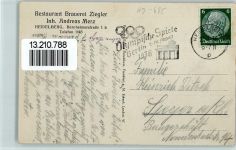 W6900 Heidelberg , Neckar Restaurant Brauerei Ziegler, Innenansicht mit Kasse , Bergheimerstraße Brauerei 1936
