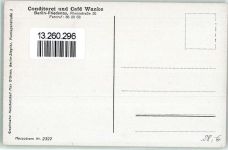 10115 W1000 Friedenau - Conditorei Cafe Wanke Bäckerei Baumkuchen Pilsator Emailleschild