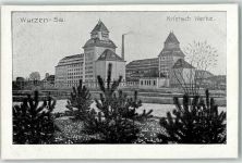 04808 O7250 Wurzen - Krietsch Werke Fabrik Schornstein Rauch