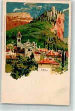 Arco Künstlerkarte Nr. 1708 AK Zieher Ottmar Lithographie / Künstlerkarte
