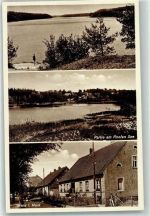 16775 O1431 Menz b Gransee - Roofen See Haus Lindholm Friedensplatz