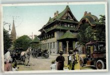 10115 W1000 Tiergarten 1910 - vor dem Zoologischen Garten Oldtimer
