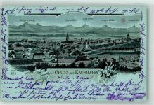 87600 W8950 Kaufbeuren 1900 Lithographie / Mondschein