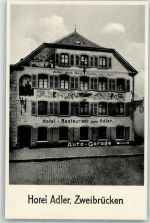 66482 W6660 Zweibrücken , Pfalz - Hotel Adler Hauptstraße
