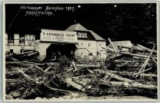 01773 O8242 Bärenstein , Osterzgeb Gebrauchsspuren Hochwasser 1927 Trümmer Schlossmühle