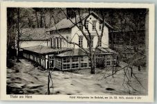 06502 O4308 Thale - Hochwasser Zerstörung am Hotel Königsruhe 1925