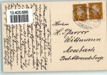 94560 W8354 Neuhausen b Metten, Niederbay 1932 - Schule, Warenhandlung, Stempelspuren AK
