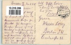 Crossen a.d. Oder Krosno Odrzanskie Kirche Kriegsgefangenenlager Feldpost WK I Kriegsgefangener 195 Foto AK