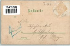 88239 W7988 Wangen im Allgäu 1902 Gebrauchsspuren Gruss aus - Litho, Kriegerdenkmal AK