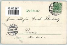 Nr. 691 Gruss aus von der Eisbahn Schlittschuhe AK Bürger Bruno 1898 Lithographie