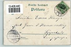 44787 W4630 Bochum 1898 Lithographie Gruss aus - qualmende Schornsteine, Kriegerdenkmal, Hochöfen, Zeche