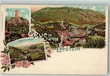 65817 W6239 Eppstein , Taunus Lithographie Ruine