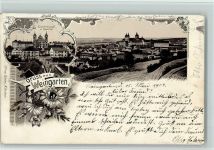 88250 W7987 Weingarten , Württ 1903 Lithographie Gruss aus - gute Erhaltung AK