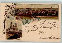 84137 W8313 Vilsbiburg 1897 Lithographie Mariahilf Mariahiilfs-Kirche