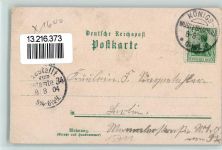 15537 O1252 Königs Wusterhausen 1904 Gebrauchsspuren Neue Mühle Aussichtsturm Hotel zur Schleuse Post Club-Haus Kaiser Wilehlm-Denkmal Restaurant Robert Riedel Spuck-Brücke Restaurant zum Thiergarten Restaurant Müller Lithographie