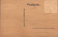 Holzpostkarte Adel Kaiser Wilhelm II AK aus Holz