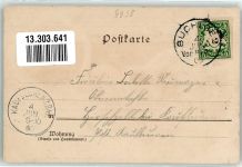 86807 W8938 Buchloe 1900 Gebrauchsspuren Bahnhof Gasthaus Kellergarten Lithographie