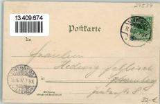 24534 W2350 Neumünster , Holst 1897 Lithographie Gruss aus - gute Erhaltung AK