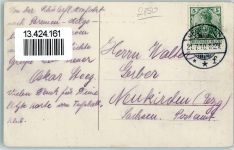 27568 W2850 Bremerhaven 1910 - Fährstraße mit Brücke