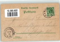 10115 W1000 Spandau 1899 Gebrauchsspuren Gasthaus Carlshof Lithographie
