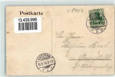 01587 O8400 Riesa 1906 - Bahnhof Elbansicht Segelboot