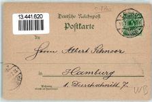 02708 O8700 Löbau 1899 Lithographie / Mondschein Rathaus