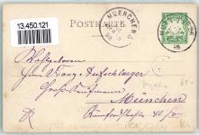 W8000 München II. Kraft- und Arbeitsmaschinen-Ausstellung 1898 Engel Münchner Kindl Privatganzsache