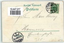 32049 W4900 Herford 1898 Lithographie Post Marktplatz Kriegerdenkmal