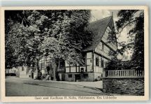 32361 W4994 Holzhausen , Kr Lübbecke, Westf - Gast- u. Kaufhaus H. Nolte Tanksäule