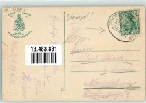 06507 O4301 Allrode 1912 - Dorfstraße Bahnpost Gernrode - Eisfeld Zug 21