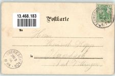 78048 W7730 Schwenningen am Neckar 1904 Lithographie Hötzle König Neckar-Ursprung