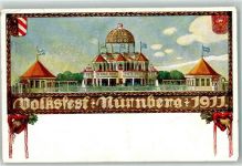 W8500 Nürnberg Volksfest 1911 Privatganzsache
