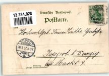 W7500 Karlsruhe , Baden Herbst Sense Künstlerpostkarte Nr 11 Serie I Werbung Messmer Tee Karlsruher Künstlerbund Gebrauchsspuren
