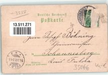 35066 W3558 Frankenberg Eder 1901 Lithographie Bahnhof Obrer Markt Rathaus Luth. Kirche Kloster St. Georgenberg