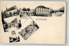 Svratka Swratka - Kostel Kirche Skola Schule Namesti