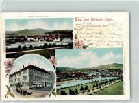 37213 W3430 Witzenhausen 1902 - Bahnpost Halle Cassel Zug 676 4.9.02 Gasthaus Goldener Löwe