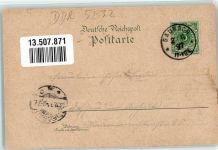 99628 O5232 Buttstädt 1897 Lithographie Kriegerdenkmal Kaiserl. Postamt Marktplatz