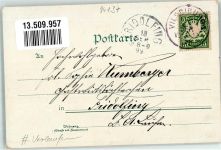 84137 W8313 Vilsbiburg 1899 Lithographie Vorläufer Mariahilfs-Kirche