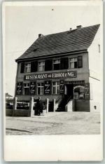 23777 W2444 Heringsdorf , Holst Foto AK Gasthaus zur Erholung Emailleschild
