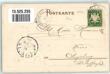 87700 W8940 Memmingen Prägedruck Wappen Marktplatz Passepartout