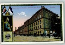 Breslau Wroclaw 1915 - Kaserne I. und II.Batls.Grenadier Regiment Nr. 11 Orden Schwarz-Weiß-Rot Kaiser Feldpost WK I