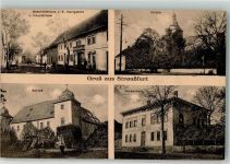 99634 O5236 Straußfurt - Schloß Geschäftshaus Heiligstedt Hauptstraße Waisenhaus