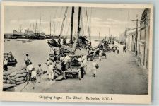 Barbados - Zucker Verschiffung Hafen Lastwagen