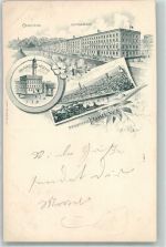 50100 Firenze Lithographie Cascine Lungarno Palazzo Vecchio Vorläufer