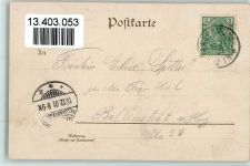 39590 O3504 Tangermünde 1901 Lithographie / Künstlerkarte Gruss aus - Stadttheater mit Innenansicht , Rathaus AK
