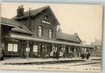 59230 Saint-Amand-les-Eaux 1916 - Bahnhof Soldaten Feldpost WK I Mobile Etappen Kommandantur
