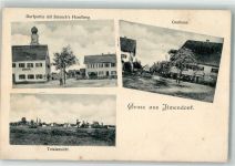 85290 W8069 Ilmendorf - Handlung Strauch Dorfplatz Gasthaus